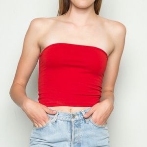 Red Jenny Tube Top